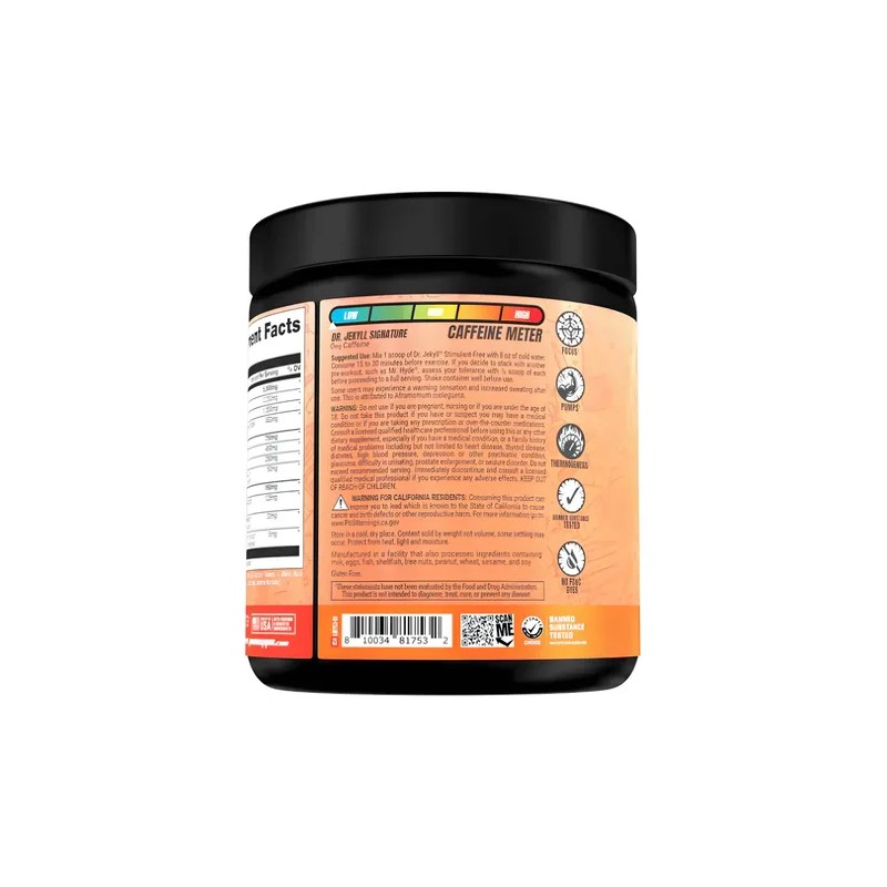 Prosupps Dr Jekyll Signature Pre Entreno 30 Servicios Sabor Naranja