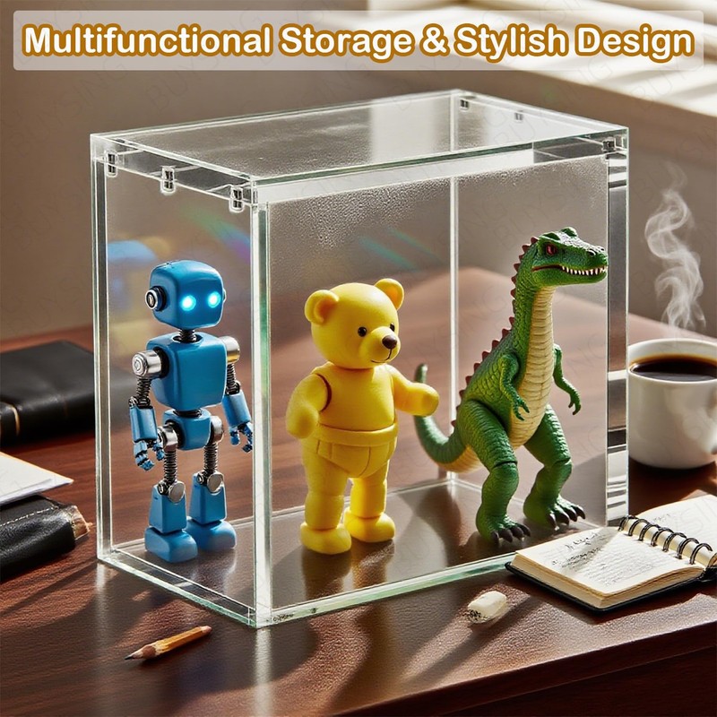Acrylic PKMN Booster Box Case Display Stackable - 12 Strong