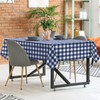 Kopokita 2 Pack Navy Gingham Tablecloth, 54 x 108 Inches