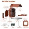 Zivif Bird Feeders for Outdoors, Compatible with Blink Outdoor Camera,