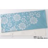 Musumi Furoshiki 150 Kimono Wrap Flower Arabesque Sage, 59.1 inches