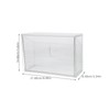 LALAFINA Wall Mount Bathroom Organizer Hanging Storage Basket for Makeup