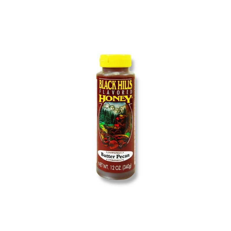 Black Hills Flavored Honey - Butter Pecan 12oz (Pack of