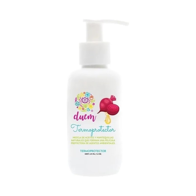 Termoprotector 100% Natural, No Silicones, No Parabenos Duem