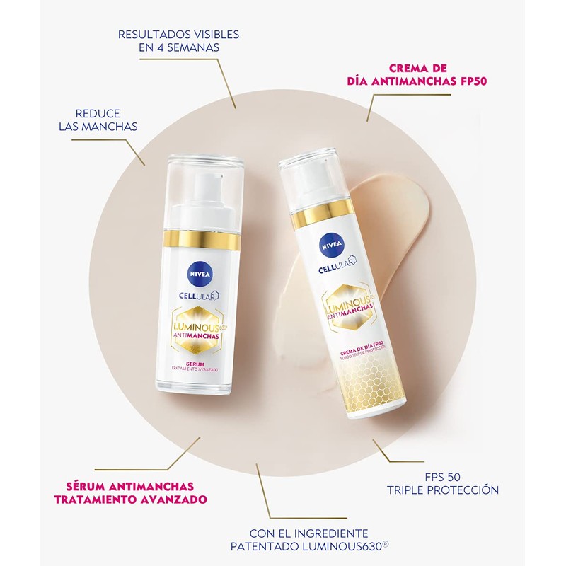 Nivea Cellular Luminous 630 Anti-Stain Day Cream SPF50 40 ml