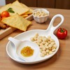 6Pcs Dipping Sauce Dishes, Plastic Dipping Sauce Plates with Storage