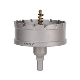 Vearter TCT Hole Saw 83mm Carbide Drill Bit with Pilot Drill Bit for Carbide, Stainless Steel, Mild Steel, Aluminum Alloy, Copper, Iron, Plastic and Fiberglass