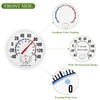 Circrane 13.25 Inch Round Thermometer with Hygrometer, Large Indoor Wall