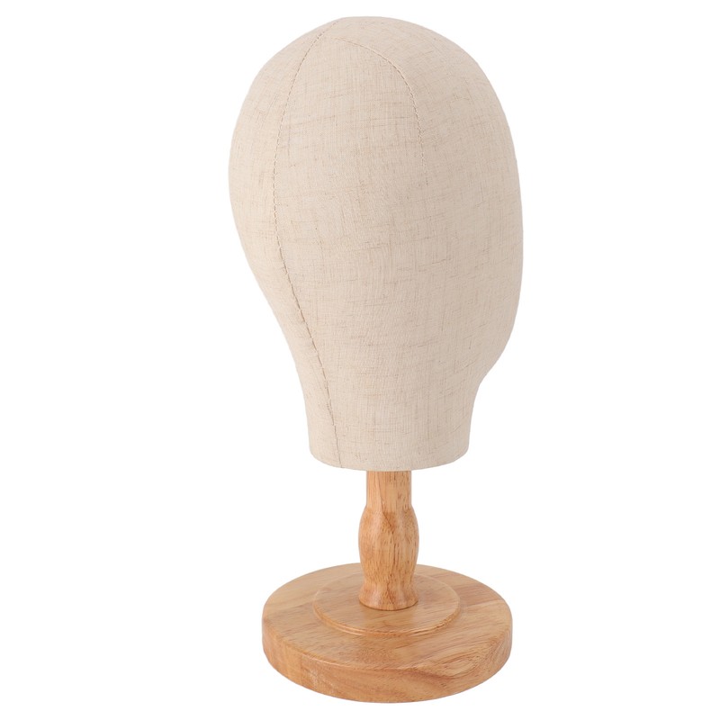 Wig Head Stand Non Woven Fabric Mannequin Head Hat Display