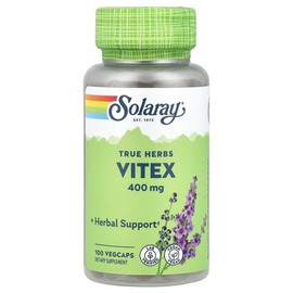 Solaray True Herbs, Vitex, 400 mg, 100 VegCaps