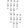 TEHAUX 20 Pcs Spring Dashboard Car Holder Car Toy Car
