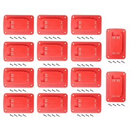 Tool Holders for Milwaukee M18 18V Tool Drill Driver, Wall Mount Drill Holder with 56 Screws (14 Packs, w/56 Screws, No Tools)