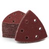 SPEEDWOX 50 Pcs Triangle Sanding Pads Hook and Loop 60