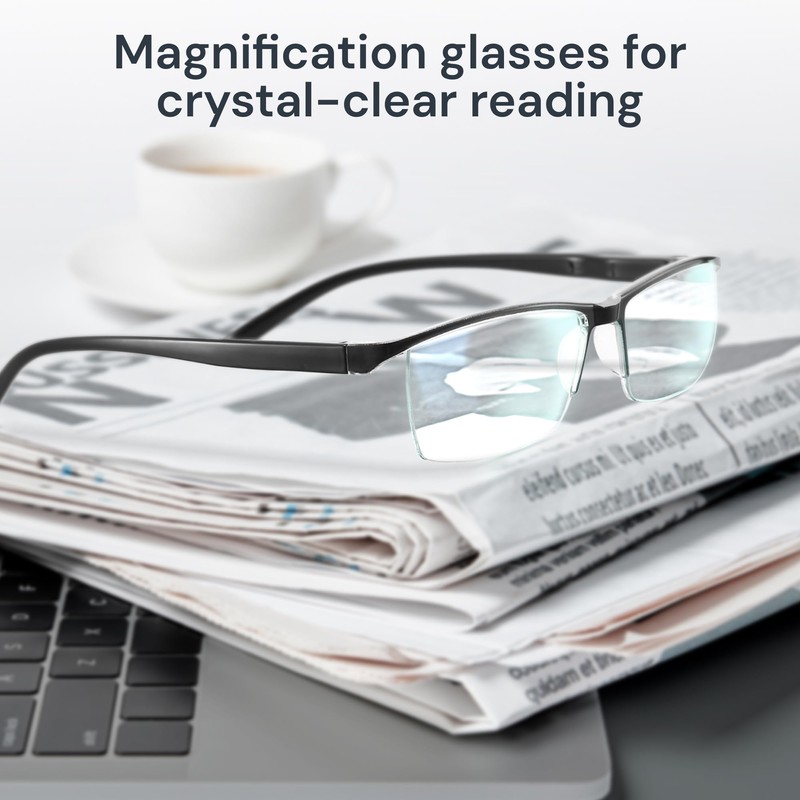 Gaoye 6 Pack Reading Glasses Men/Women, Eyeglasses, Blue Light Readers