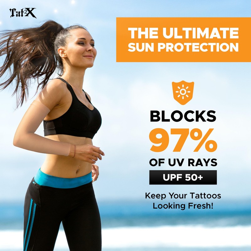 Tat2X Tattoo Cover Up Sleeve - Full Arm Sleeves Cover