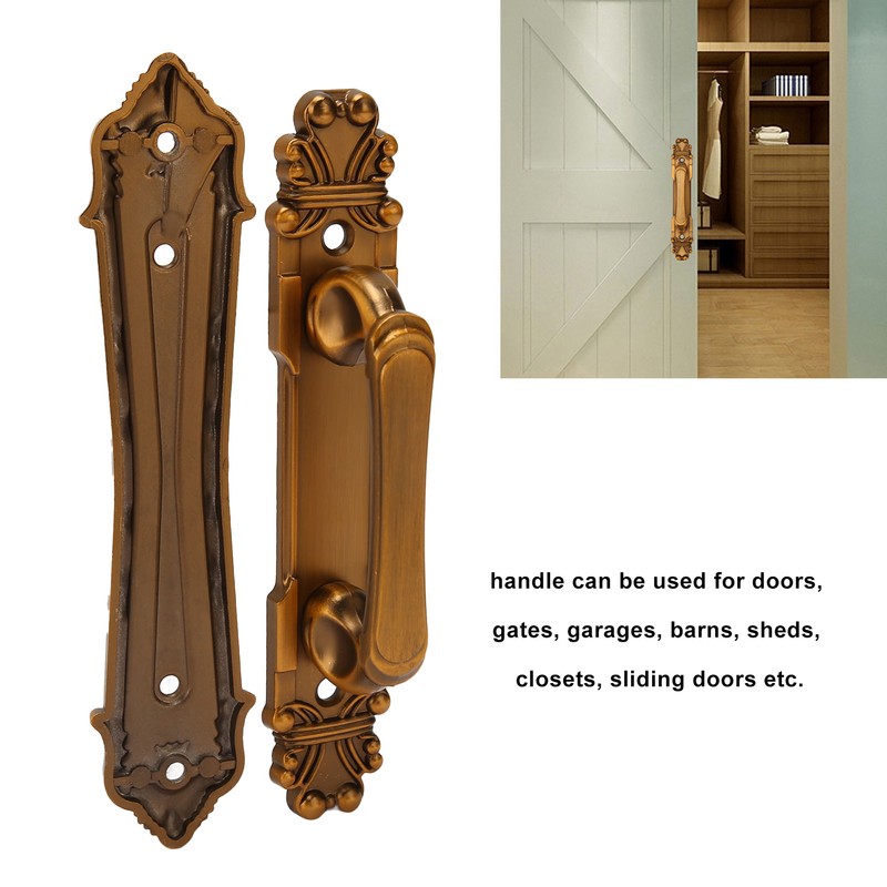 Sliding Barn Door Handles Large Rustic Dual Side Design for