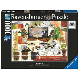 Ravensburger Eames Design Classics Jigsaw Puzzle - 1000 Pieces | Unique Mid-Century Design Montage | Softclick Technology Ideal for Adults and Puzzle Enthusiasts