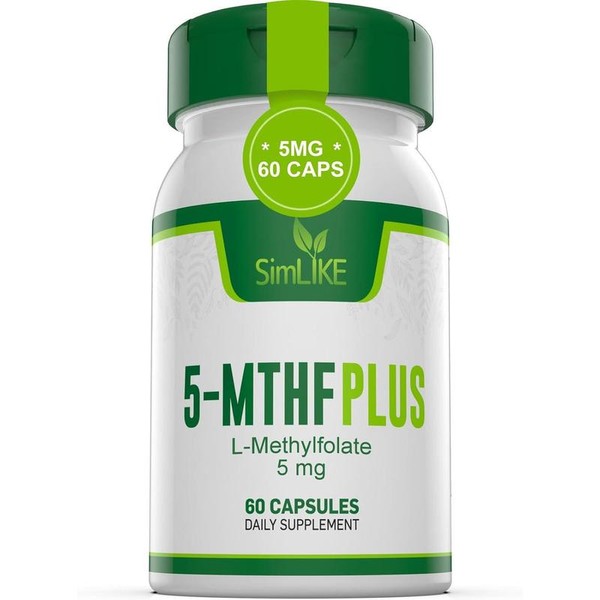 5-MTHF L-Methylfolate 5mg with B Complex, B12, B2 & B6