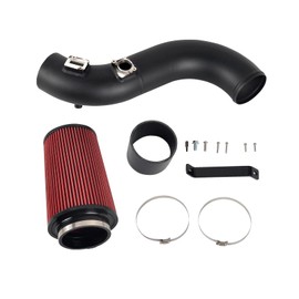 Cold Air Intake Compatible with 2013-2016 GMC 6.6L Duramax Diesel - Red