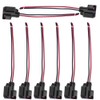 Saihisday Fuel Injector Pigtail Connector Plug Wire EV6 Compatible with
