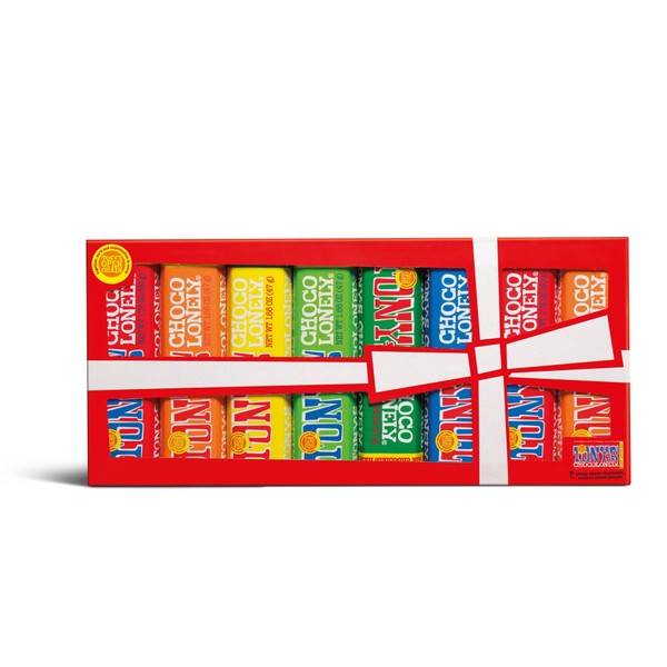Tony's Chocolonely, Gift Wrapping, Rainbow Tasting Pack 8 x 47/50g,