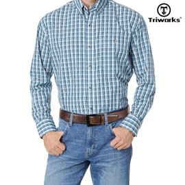 TRIWORKS Men Leather Belt Mens Dress Belt Classic Jeans Suit Pants Belt with Single Prong Buckle for Men Work Business Casual 1 1/2’’ Width, Coffee