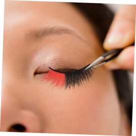 Healeved 2sets Flexible and Skin-friendly False Lashes Strips Natural Magnetic Eyelashes Wispy Lashes Box Red Color Suitable for Daily Makeup 5pairs*2