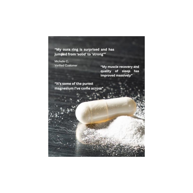 The Cleanest Magnesium Glycinate | Un-Buffered | Made in the