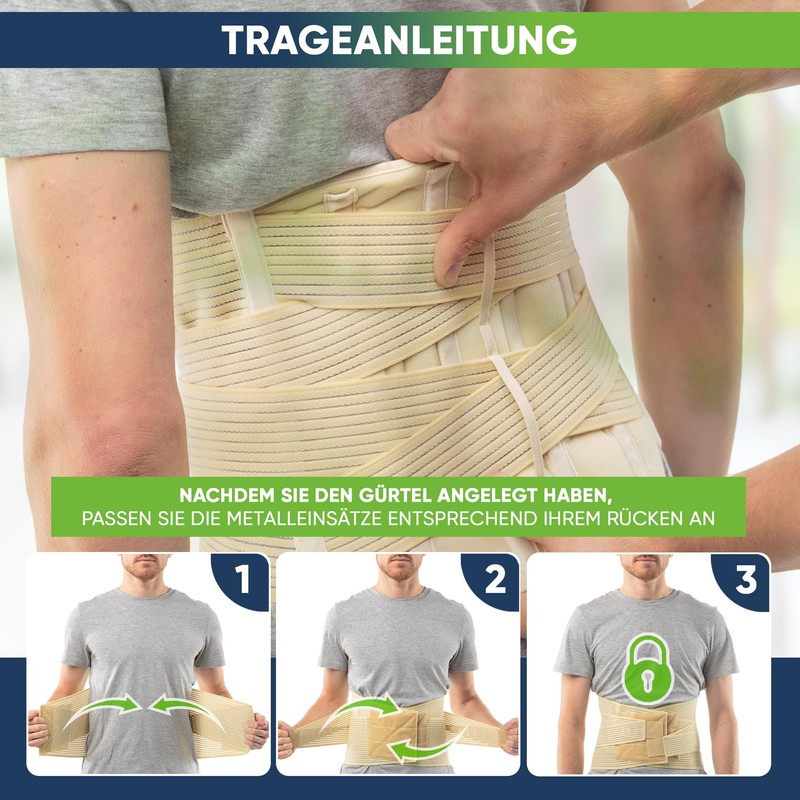 aHeal Back Support Belt & Back Brace for Men and