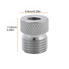 Briny River 3Pcs Airbrush Hose Adaptor G1/8 BSP Male Brass