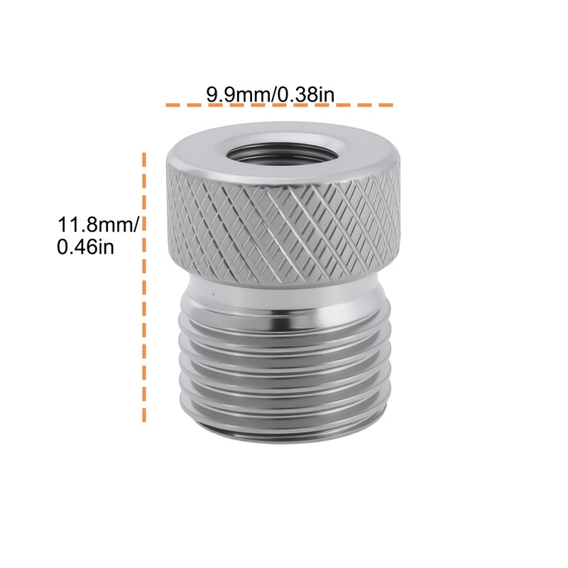 Briny River 3Pcs Airbrush Hose Adaptor G1/8 BSP Male Brass