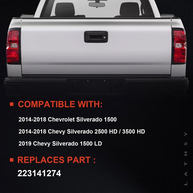 Lathsy Tail Light Compatible With 2014-2019 Chevy Silverado 1500 2500