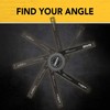 LEXIVON [2-pack] Aluminum Miter Saw Protractor | 7-Inch Rust Proof