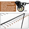 MikaYYeaga Belt Rack, 3-Tier Belt Organizer with 42 Hooks &