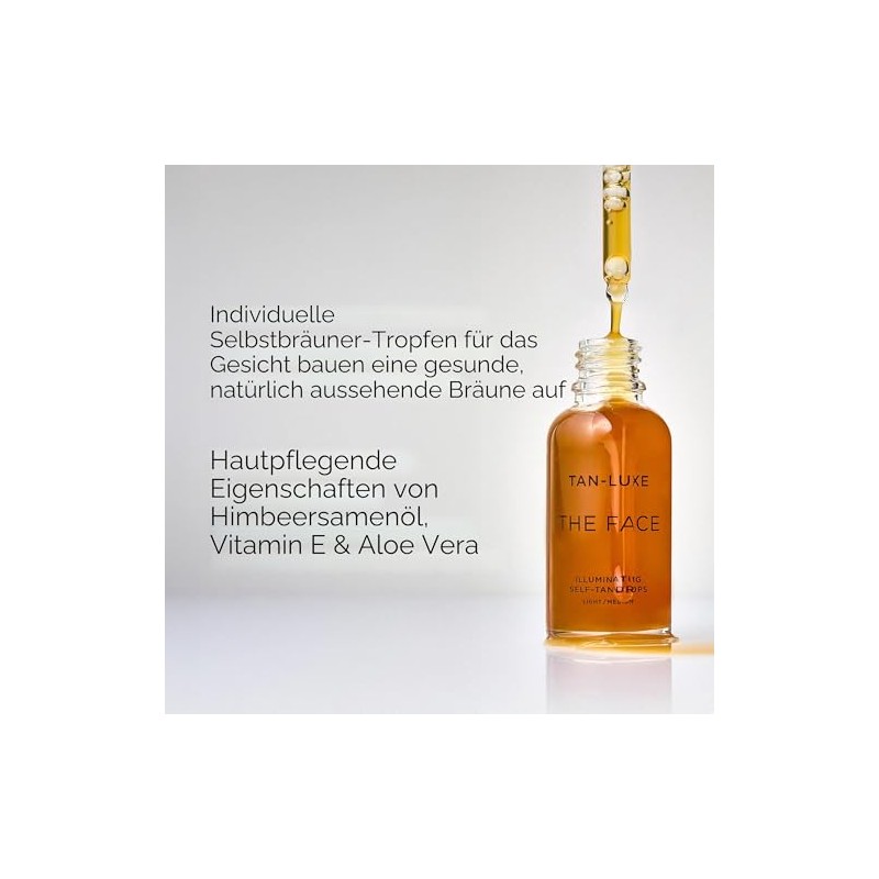Tan Luxe THE FACE Self Tan Drops Medium Tanning Drops