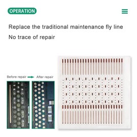 2PCS Soldering Lugs Solder Piece Rework Pad Welding Point Repair for Phones IC Pad Touch BGA PCB Fingerprint Welding Plates