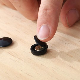 200 Piezas Cubierta De Tornillo Tapas De Tornillos Con Bisagras Tapa a Presión Con Tornillo Cubiertas De Cabeza De Tornillo Caso Rápido El Plastico Mueble Tapa Protectora