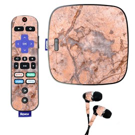 MightySkins Skin for Roku Ultra - Blush Marble | Protective, Durable, and Unique Vinyl Decal wrap Cover | Easy to Apply, Remove, and Change Styles | Made in The USA