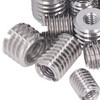 75Pcs Quick Thread Insert, Stainless Steel M4(Inner)- M10(Outer) Self Tapping
