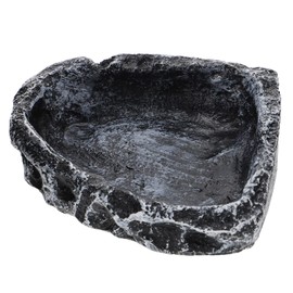 iplusmile Reptile Water Dish Food Bowl, Reptile Feeding Water and Food Bowl Cornerbour, Amphibian Reptile Bread Wer, Bearded Dragon Turtle Lizard Frog, Ruyamolya Crab Bait