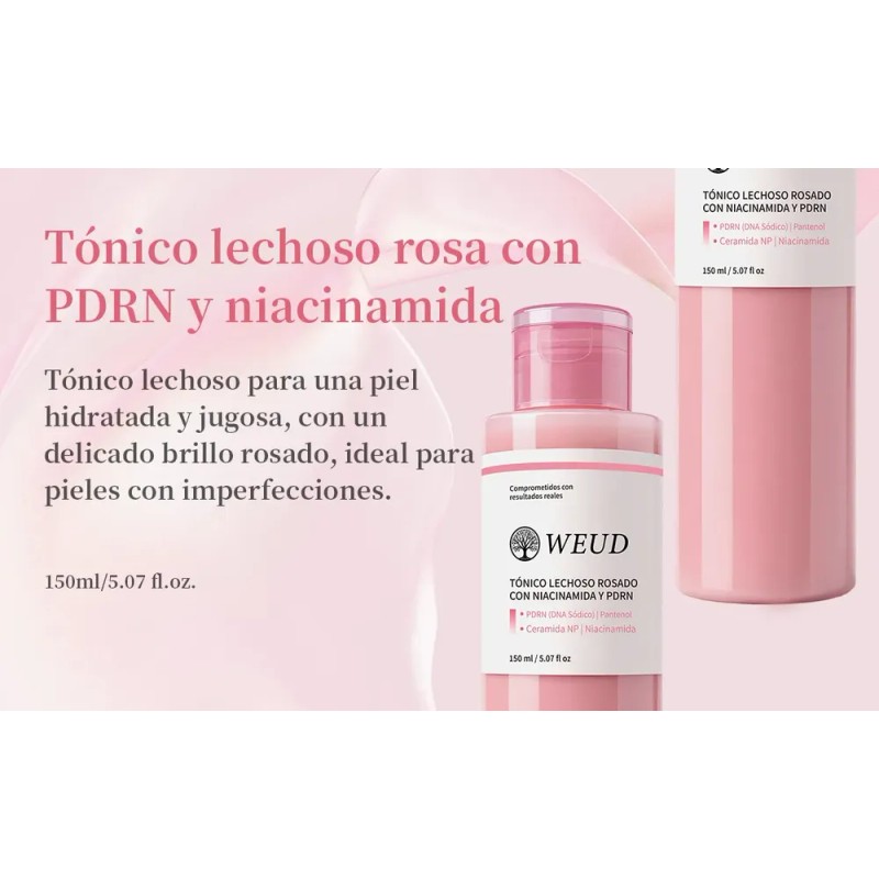 Tónico Lechoso Pdrn Niacinamida Hidratante Luminosidad 150ml