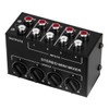 Tiardey 4 Channel Stereo Audio Mixer Support RCA Input and