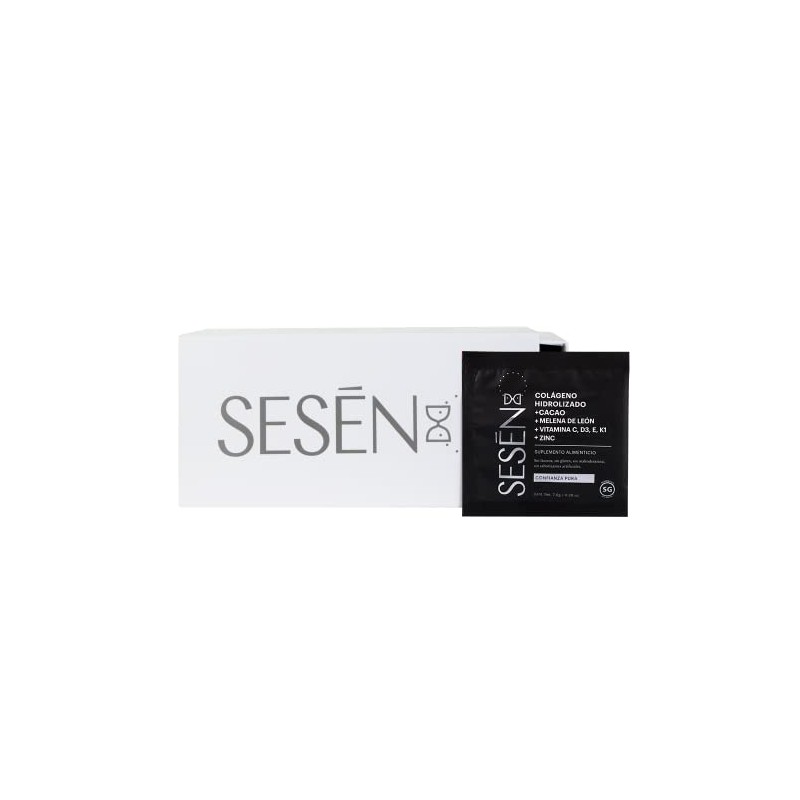 SESĒN Colágeno Black Grass Fed | 30 Sachets | Colágeno