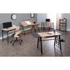 Calico Designs Homeroom Art Drawing Kids Desk and Bench Set