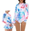 Mom and Daughter Matching Swimsuits Long-Sleeve: Girls 5 6 Years