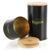 com-four® 2 Piece Storage Container Set with Bamboo Lids -
