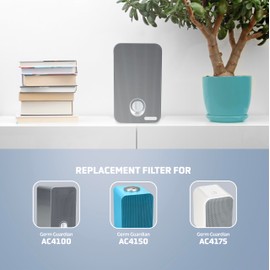 Germ Guardian FLT4100 True HEPA Genuine Air Purifier Replacement Filter E for GermGuardian AC4100, AC4150P, AC4150BL, and More