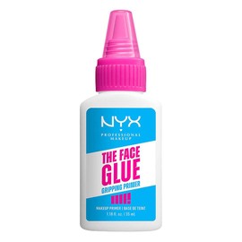 NYX Professional Makeup Face Glue Primer, prebase de maquillaje con fórmula ligera y no comedogénica, fija el maquillaje hasta por 24H, 35ml – Tono Transparente