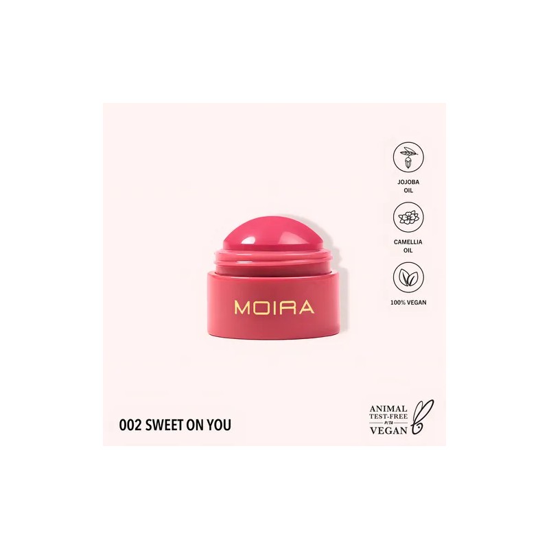 Rubor Moira Soft Blush Balm Tono Del Maquillaje 002 Sweet