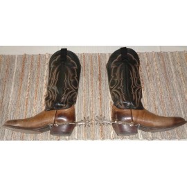 Parris Cowboy Spurs set for kids PLUS SHERIFF BADGE